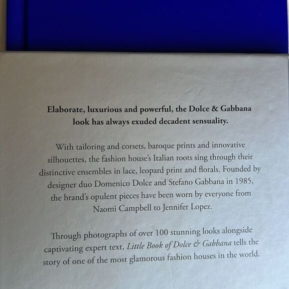 Dolce & Gabbana and Yves Saint Laurent Fashion Book Set - Picture 9 of 12